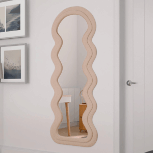 Wavy Suede Velvet Paspiegel